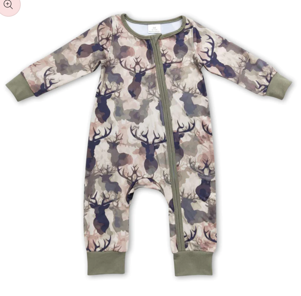 Pre-order: Deer Camo Romper