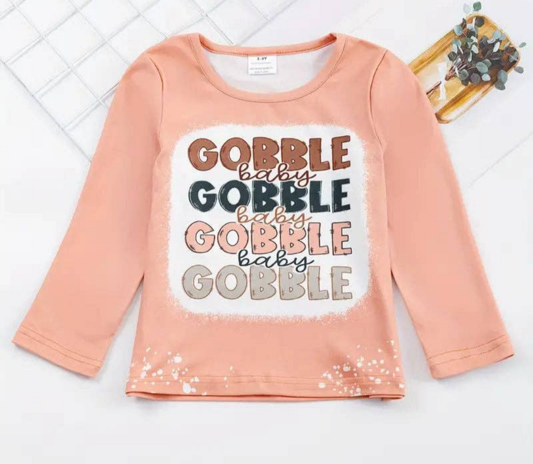Gobble Baby Long Sleeve Shirt