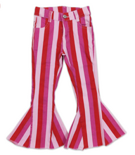 Load image into Gallery viewer, Pre-order: Stripe Denim Pants
