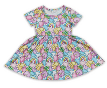 Load image into Gallery viewer, Pre-order: Green Lucky Twirly Dress
