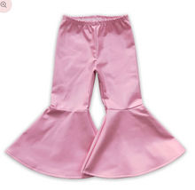 Load image into Gallery viewer, Pre-order: Leather Ruffle Bell Bottom Pants
