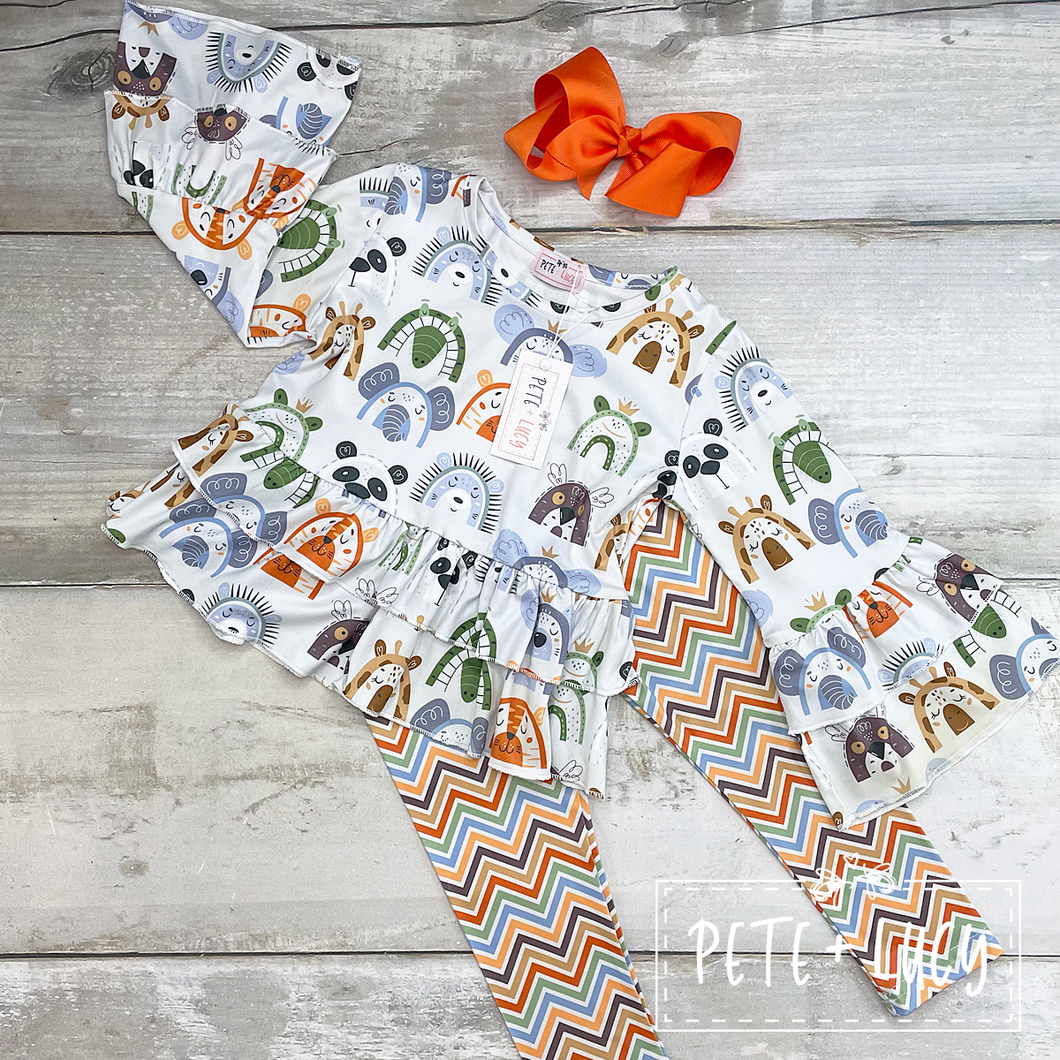 Happy Zoo 2 Piece Set