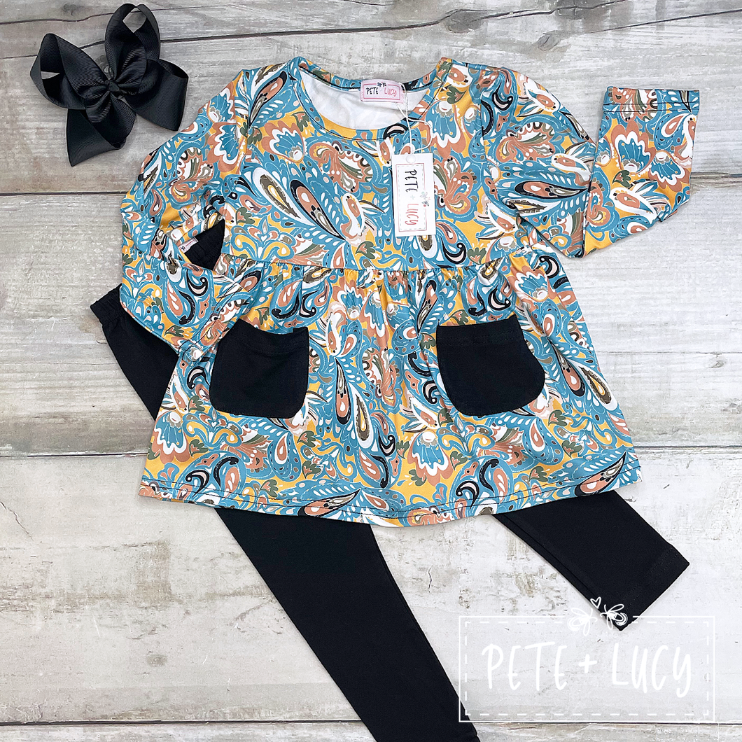 Paisley Swirl 2 Piece Set