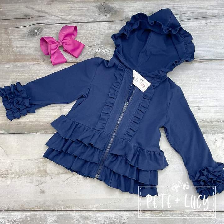Ruffle Hoodies
