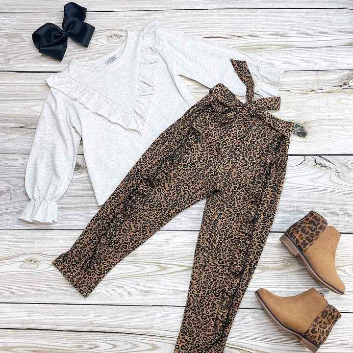 Little Leopard Ruffle 2 Piece Set