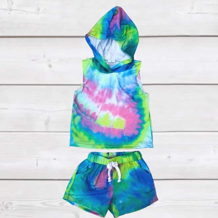 Color Swirl Loungewear Set