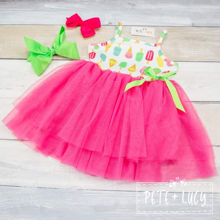 Popsicle Fun Tulle Dress