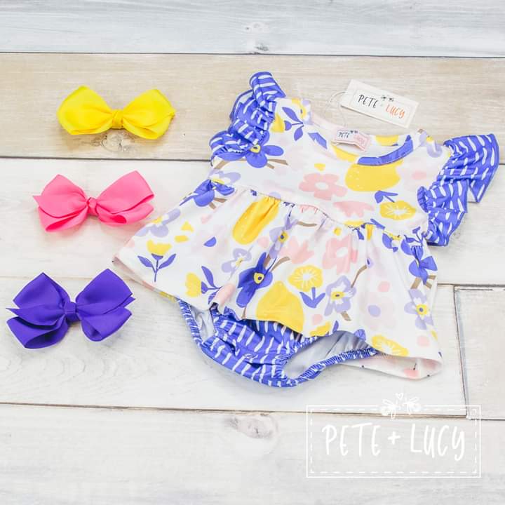Lemon Twist Infant Romper
