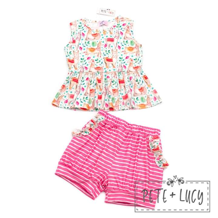 Sweet Llamas 2 Piece Set