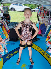 Load image into Gallery viewer, Animal Print 2 Piece Denim Set
