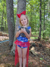 Load image into Gallery viewer, Star Spangled Peplum 2 Piece Set
