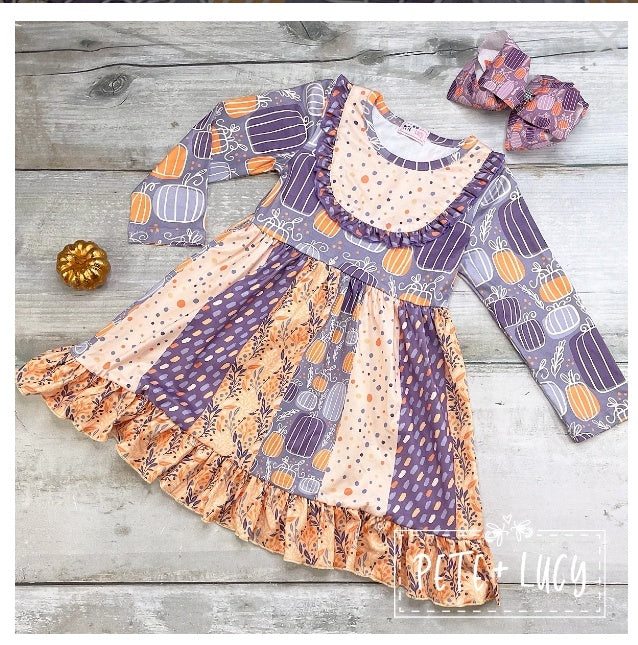 Purple Pumpkin Patch Dress