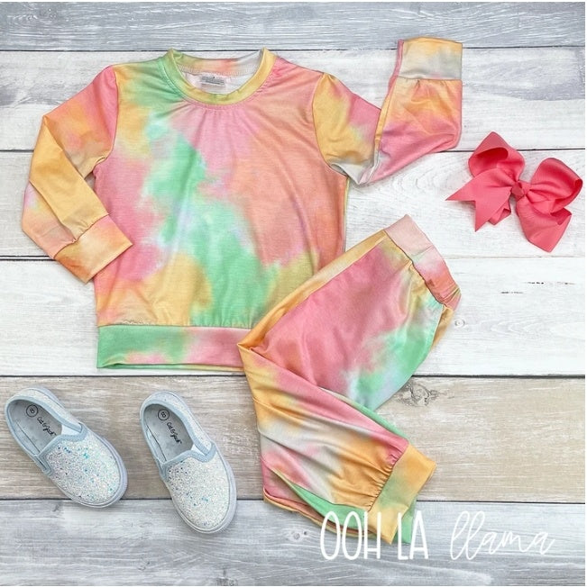 Rainbow Sherbet Lounge 2 Piece Set