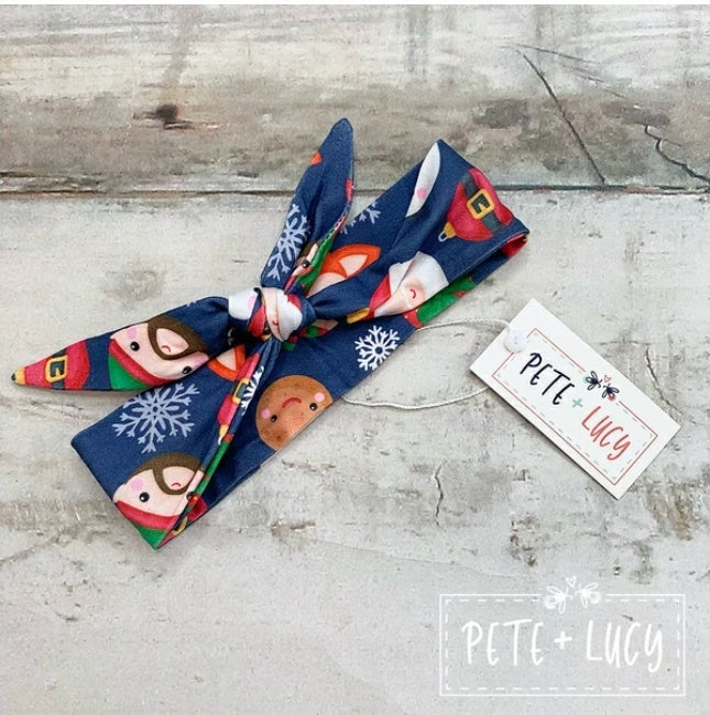 Trim the Tree Tie Headband