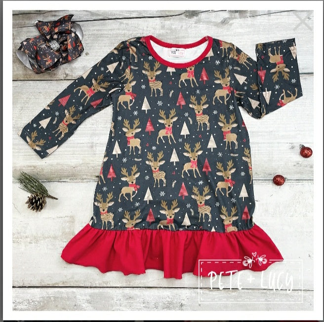 Holiday Loungewear Gown
