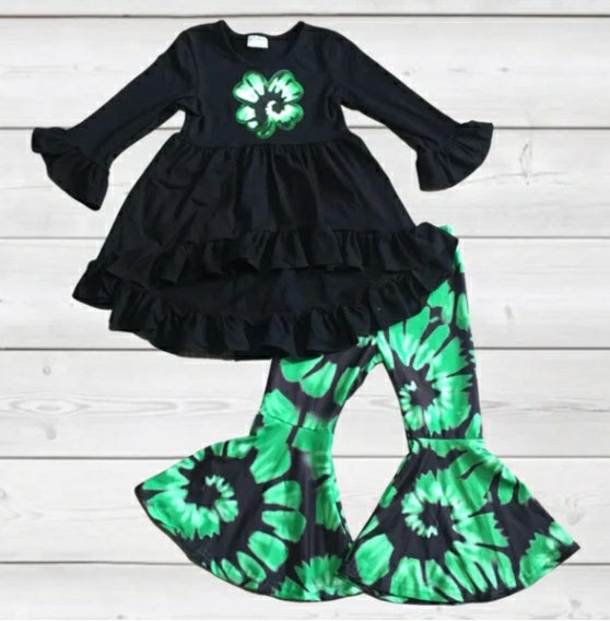 Shamrock Bell Bottom 2 Piece Set