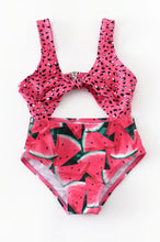 Load image into Gallery viewer, Watermelon Girl&#39;s One Piece Swim Suit
