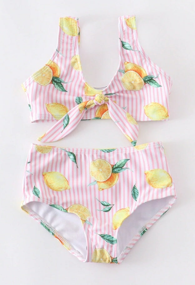Pink Lemon Girl's 2 Piece Swim Suit
