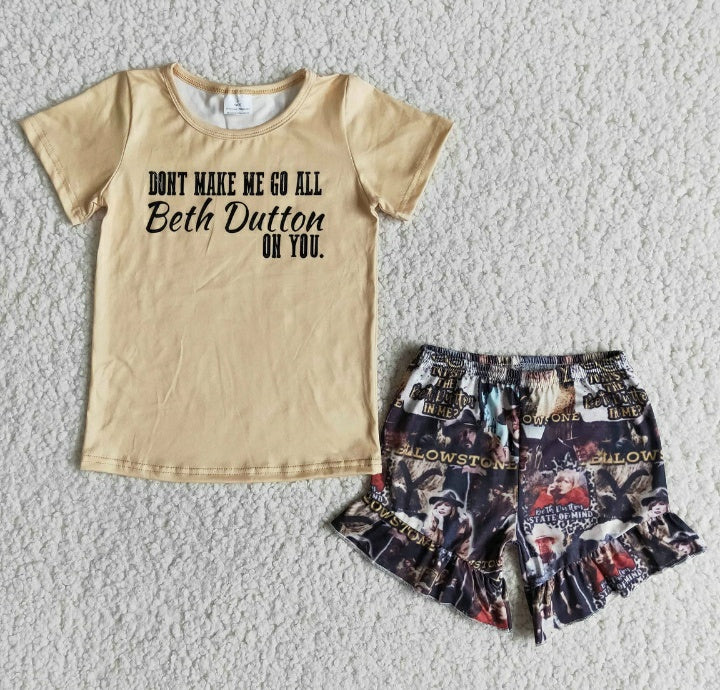 Don't Make Me 2 Piece Set