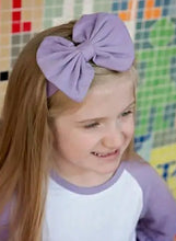 Load image into Gallery viewer, Solid Fabric Bow Headband
