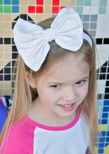 Load image into Gallery viewer, Solid Fabric Bow Headband
