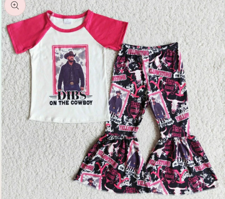 Dibs On The Cowboy 2 Piece Set