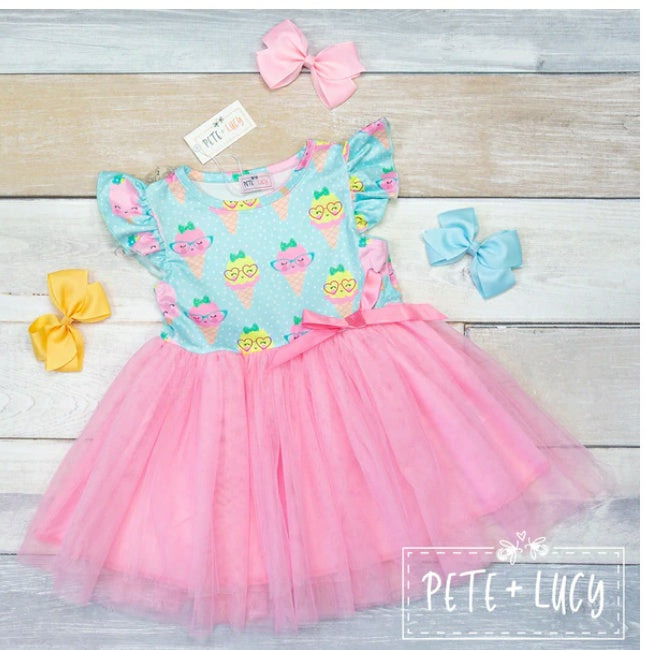 Ice Cream Fun Tulle Dress