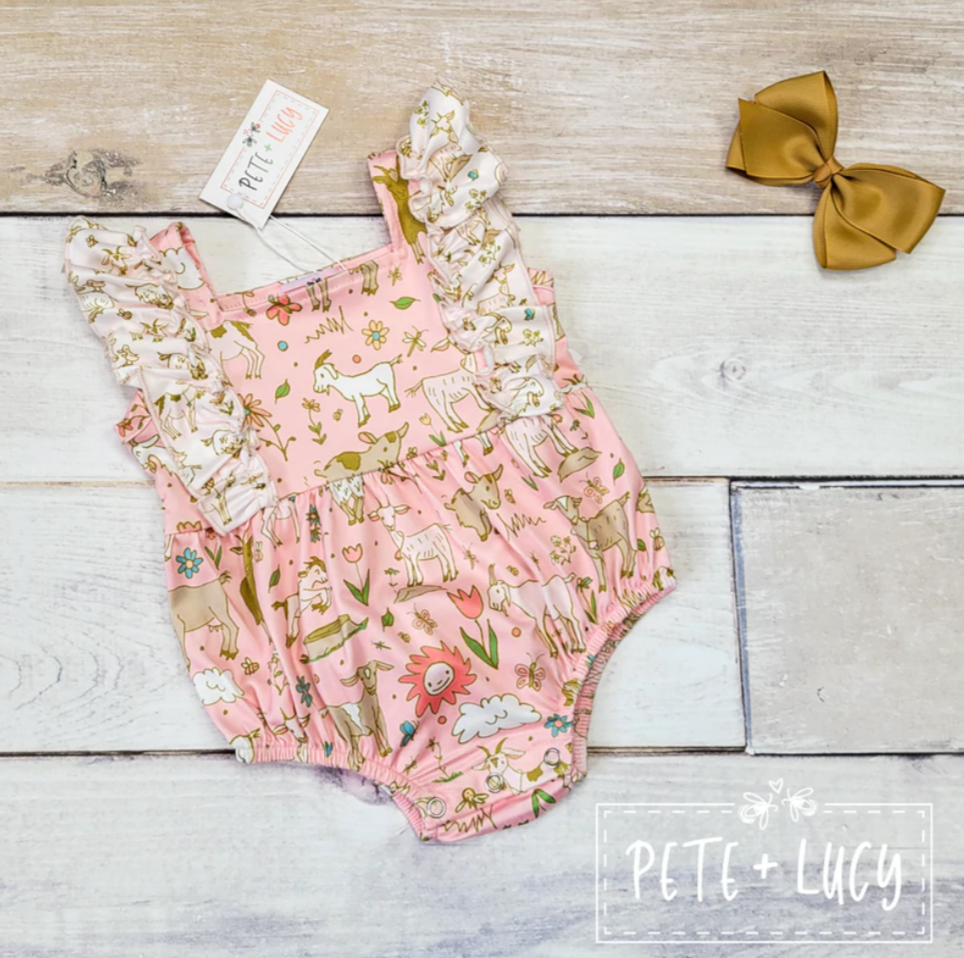 Fun with Goats Infant Romper