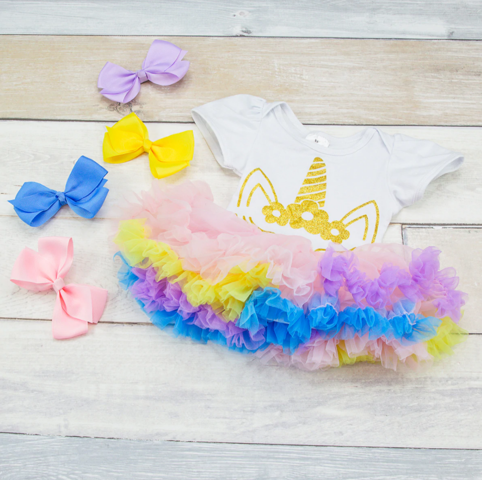 Golden Unicorn Power Tutu