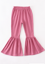 Load image into Gallery viewer, Ruffle Bell Bottom Pants (Multiple Colors)
