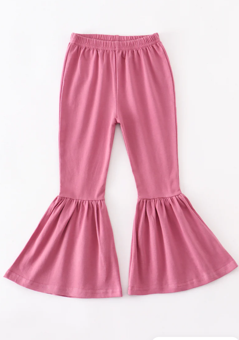 Ruffle Bell Bottom Pants (Multiple Colors)