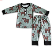 Load image into Gallery viewer, Pre-order: Cow Print Pajama (3 Styles)
