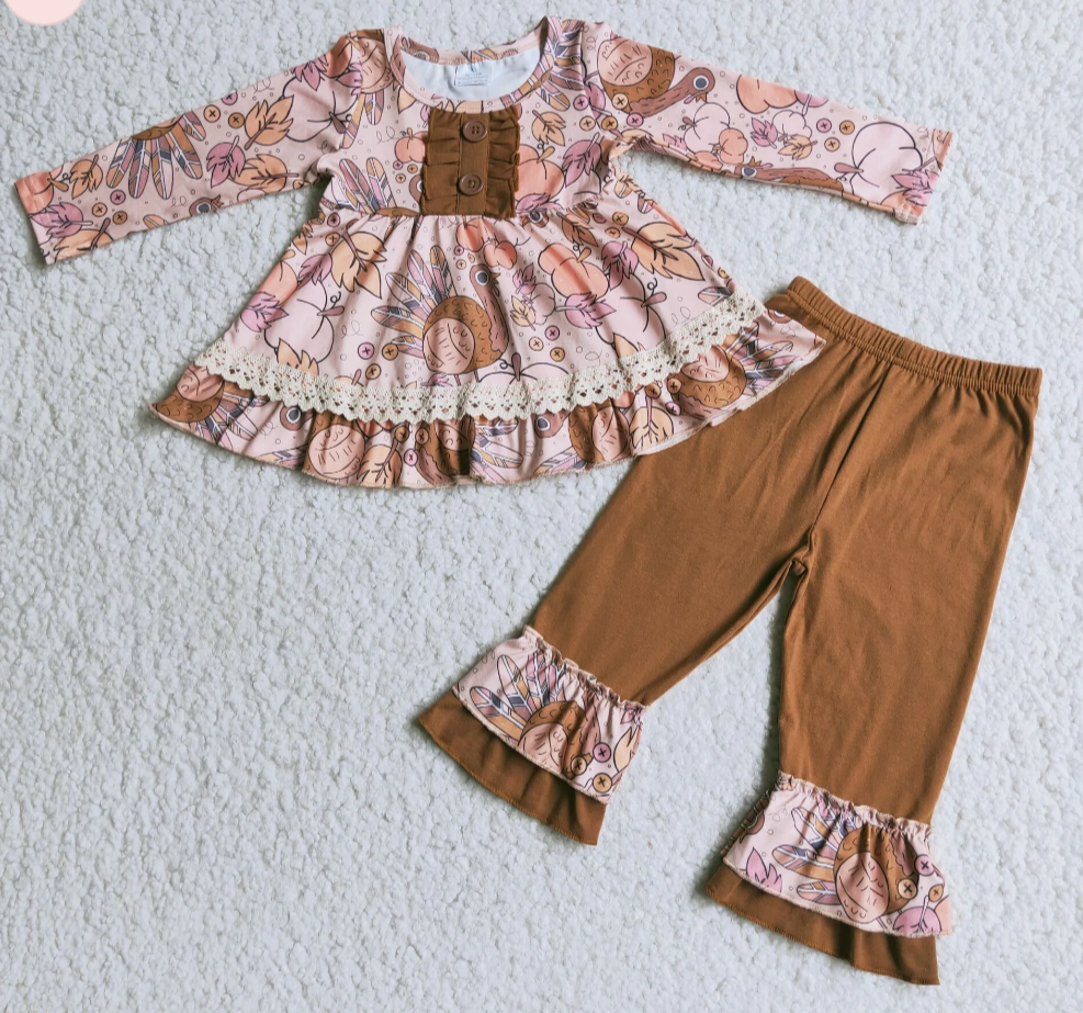 Vintage Turkey 2 Piece Set