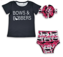 Load image into Gallery viewer, Bow &amp; Bobbers Bummies
